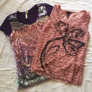 Lot of 2 Blouses Size Large